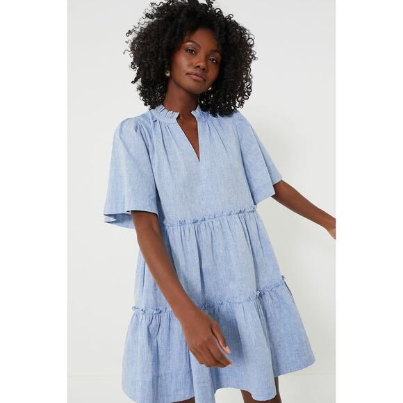 Tuckernuck Dresses & Skirts - TUCKERNUCK Chambray Crawford Dress Size M NWT Retail $148 Tuckernuck